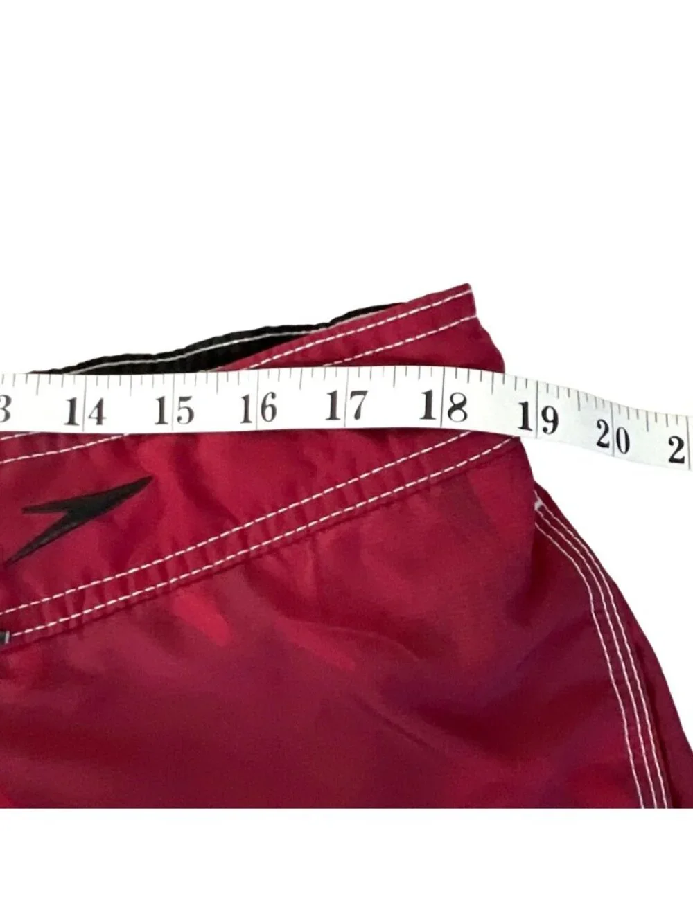 Speedo Mens Size Large Red Floral Watermark E-Board Shorts EUC